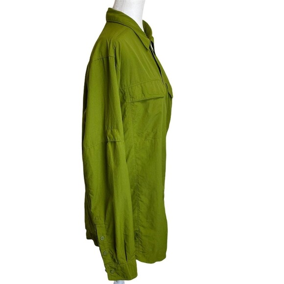 Columbia Omni-Shade Green Vented Gorp core Fishing Shirt Sun Protection L - Picture 3 of 11